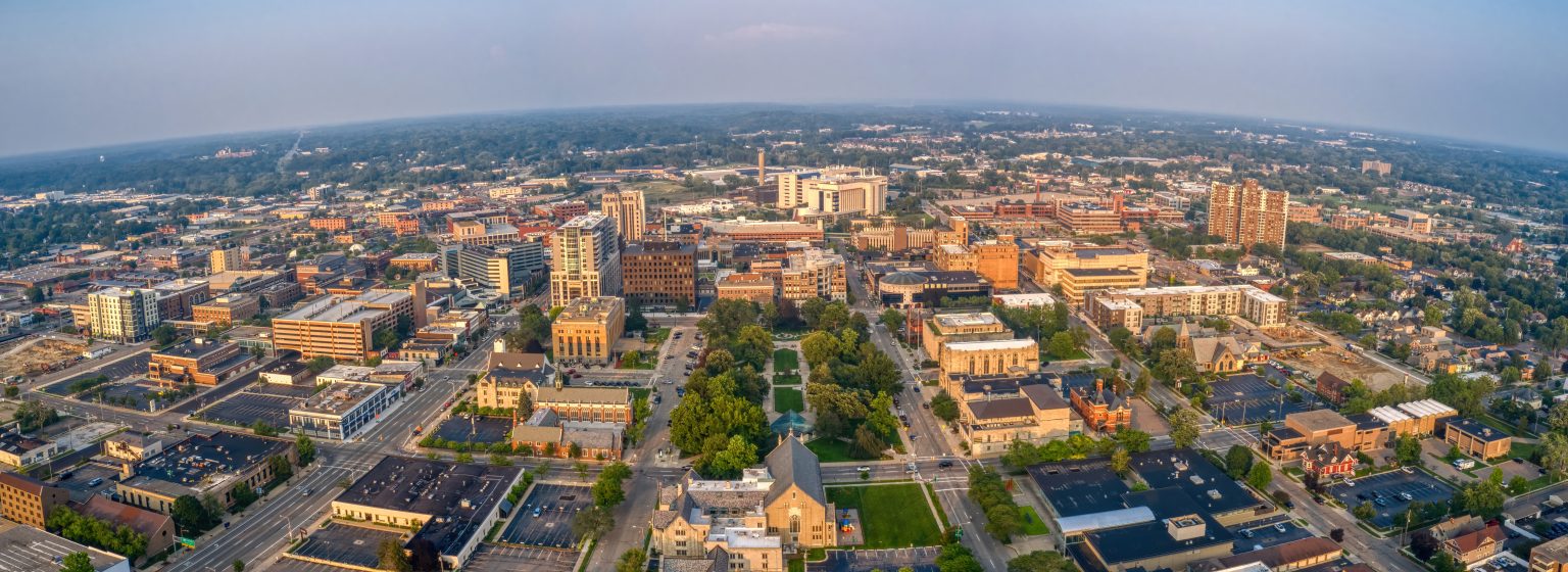Kalamazoo aerial view
